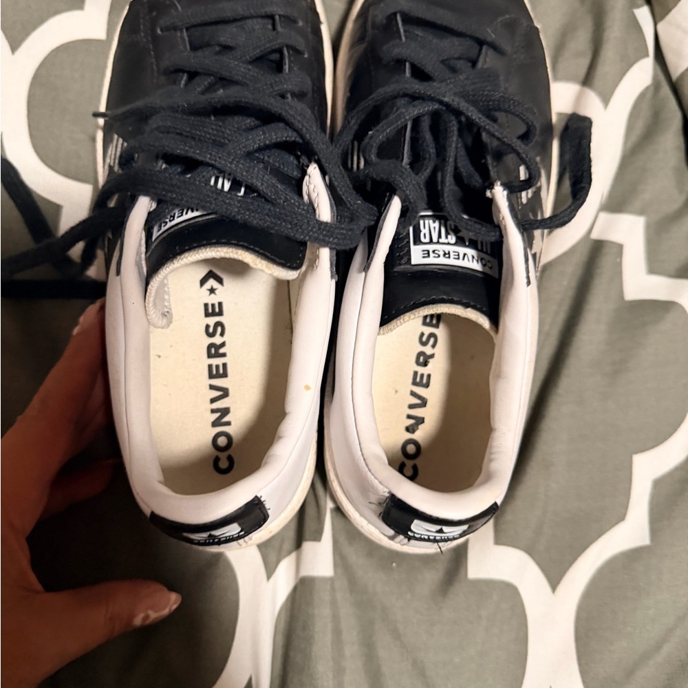 Converse Classic Black and White Shoes